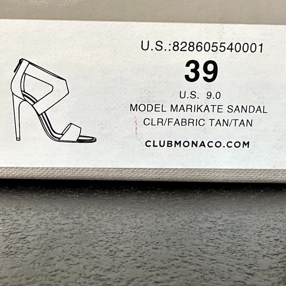 CLUB MONACO Marikate High Heeled Sandal - 39 - Picture 7 of 16